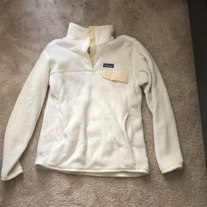 Cream Patagonia jacket, Large